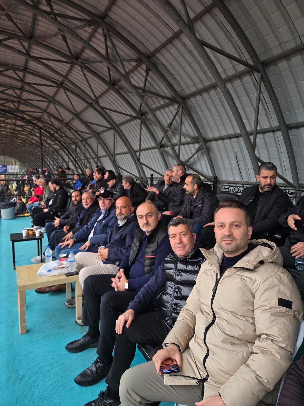 SANAYİ SPOR VE KAĞITHANESPOR MAÇLARINI TRİBÜNDEN TAKİP ETTİK