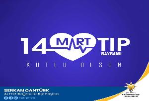14 mart tip bayramini kutlariz